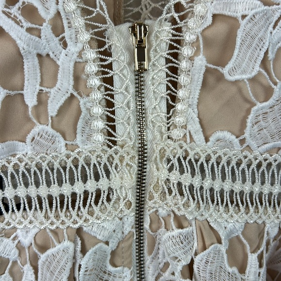 New nwt Romeo & Juliet Couture Canvas Lace Overlay Dress XS - Picture 6 of 12
